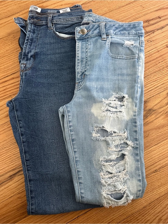 American Eagle Outfitters Denim - American Eagle Outfitters Two-Pack Skinny Jeans in Light Blue and Dark Blue